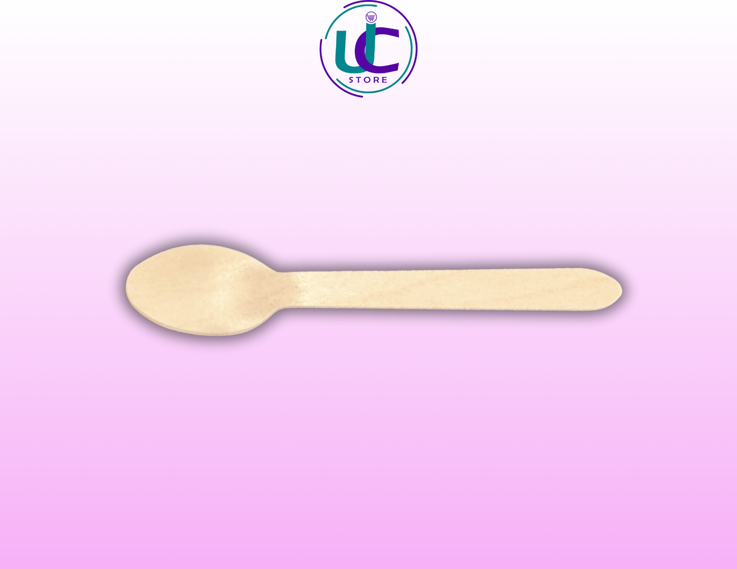 ملاعق خشبية صديقة للبيئة – ٥٠ قطعة