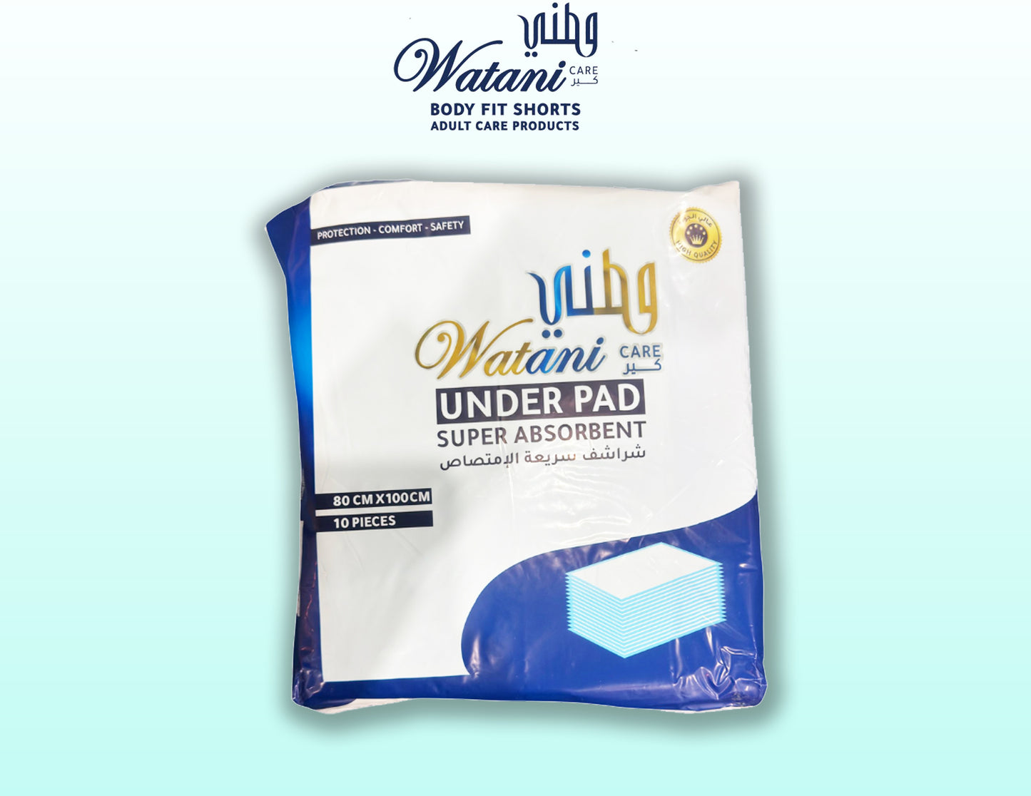 Super-absorbent adult underpads