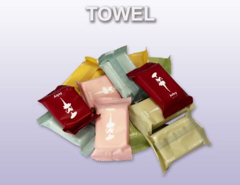 مناشف وجه مضغوطة 