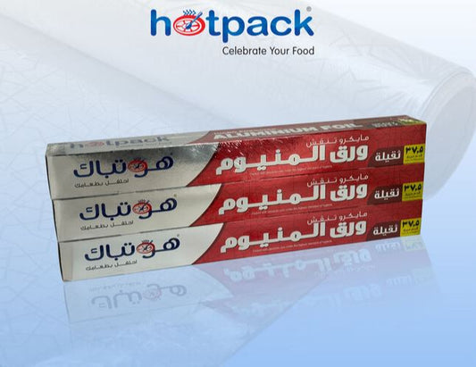 قصدير ألومنيوم 37.5 قدم (عرض) 2+1