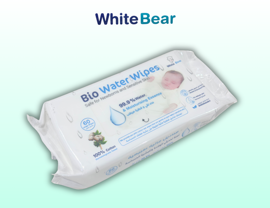 مناديل مائية مبللة – White Bear (60 منديل)
