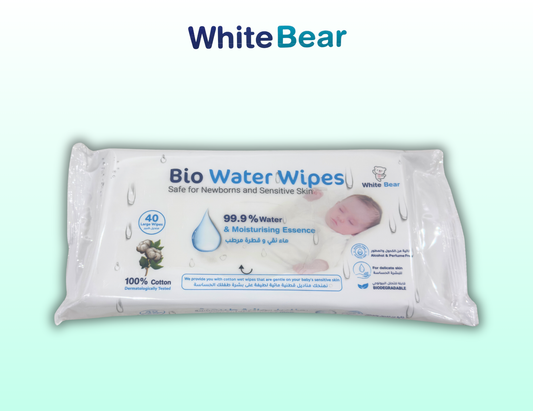 مناديل مائية مبللة – White Bear (40 منديل)