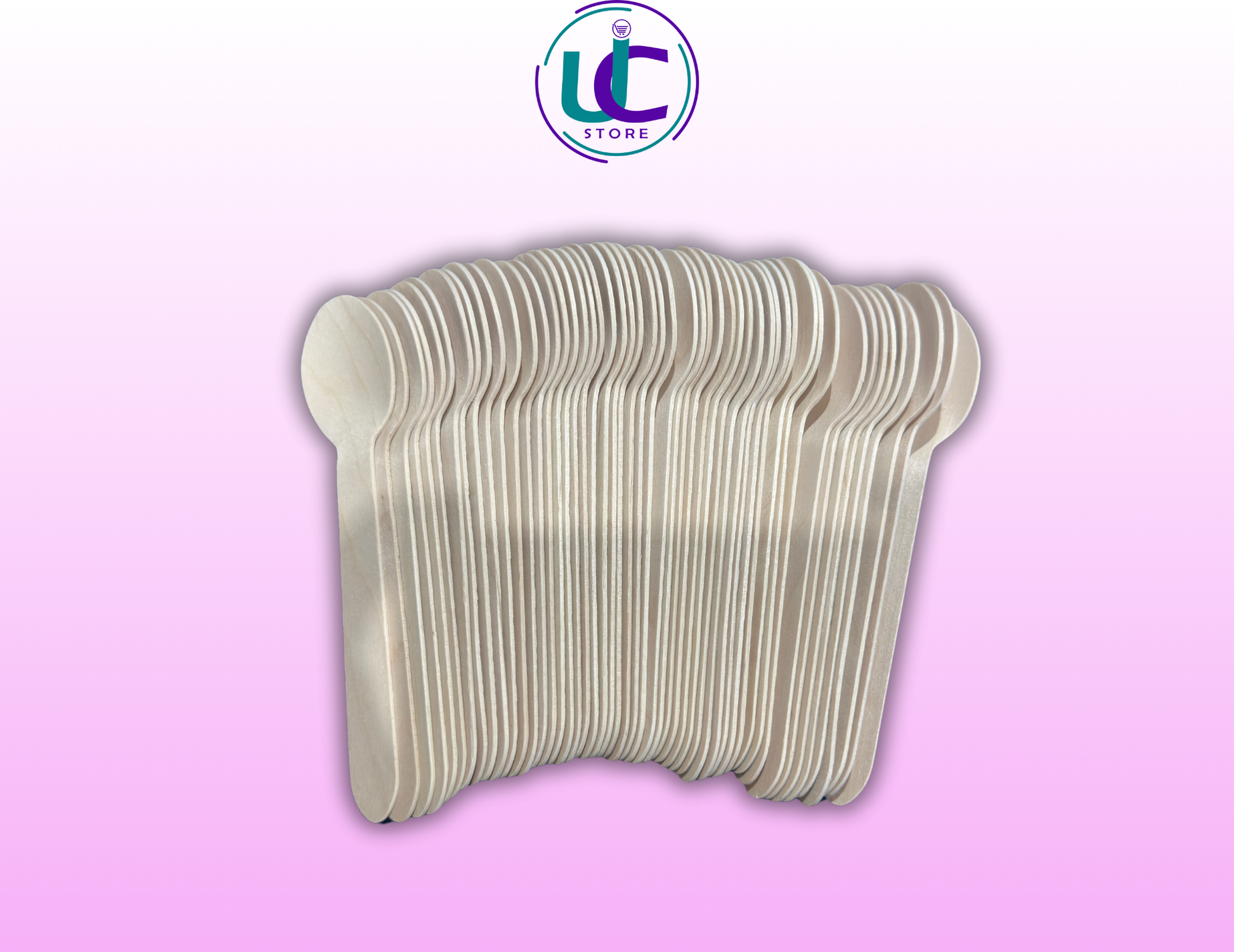 Biodegradable Wooden Spoons for Parties and Catering