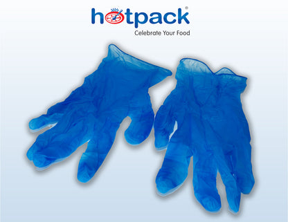 Blue Vinyl Gloves for Medical and Salon Use – 100 Pcs Pack