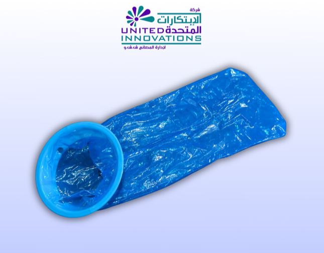 Twist‑close vomit bag sealed after use – leak‑proof motion sickness bag