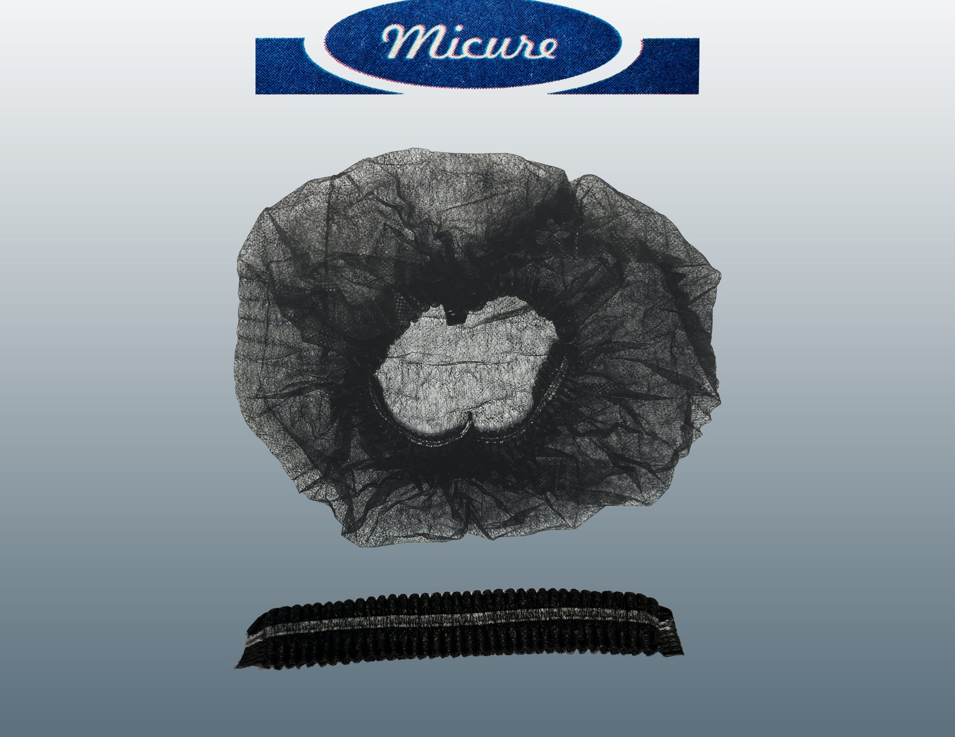 Elastic Black Hair Net for Hygiene Protection