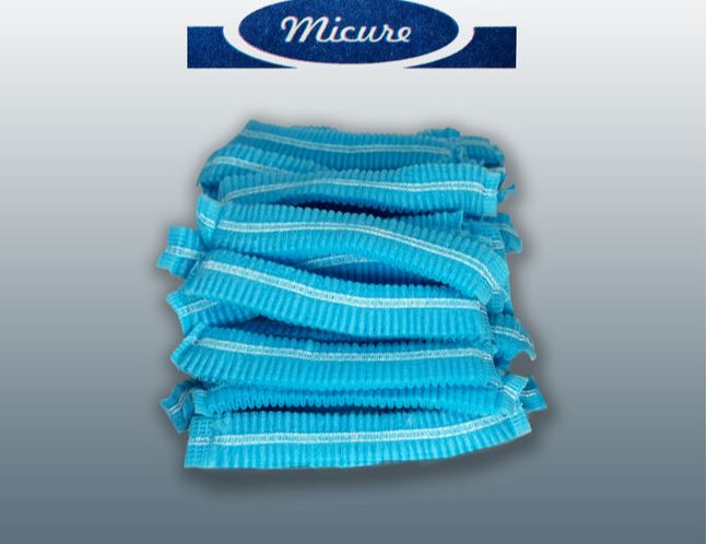 Elastic Blue Hairnet for Kitchen and Salon
