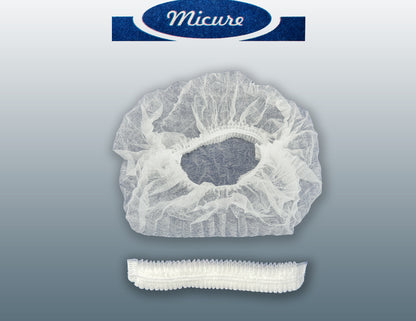 Elastic White Hairnet for Food Safety Compliance