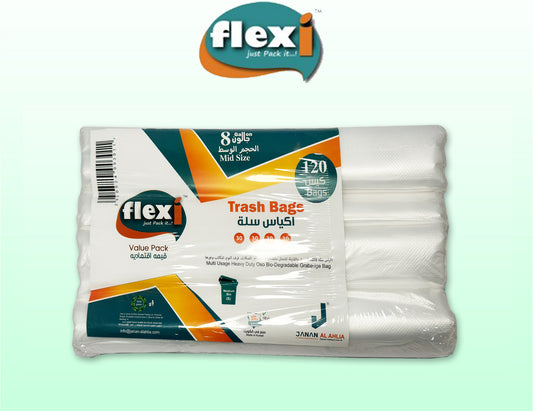 Heavy duty garbage bag roll for trash bins Kuwait