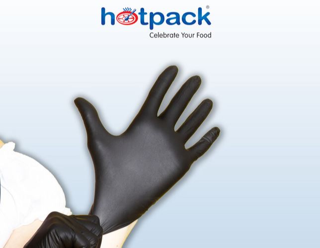 High-Quality Disposable Vinyl Gloves Black