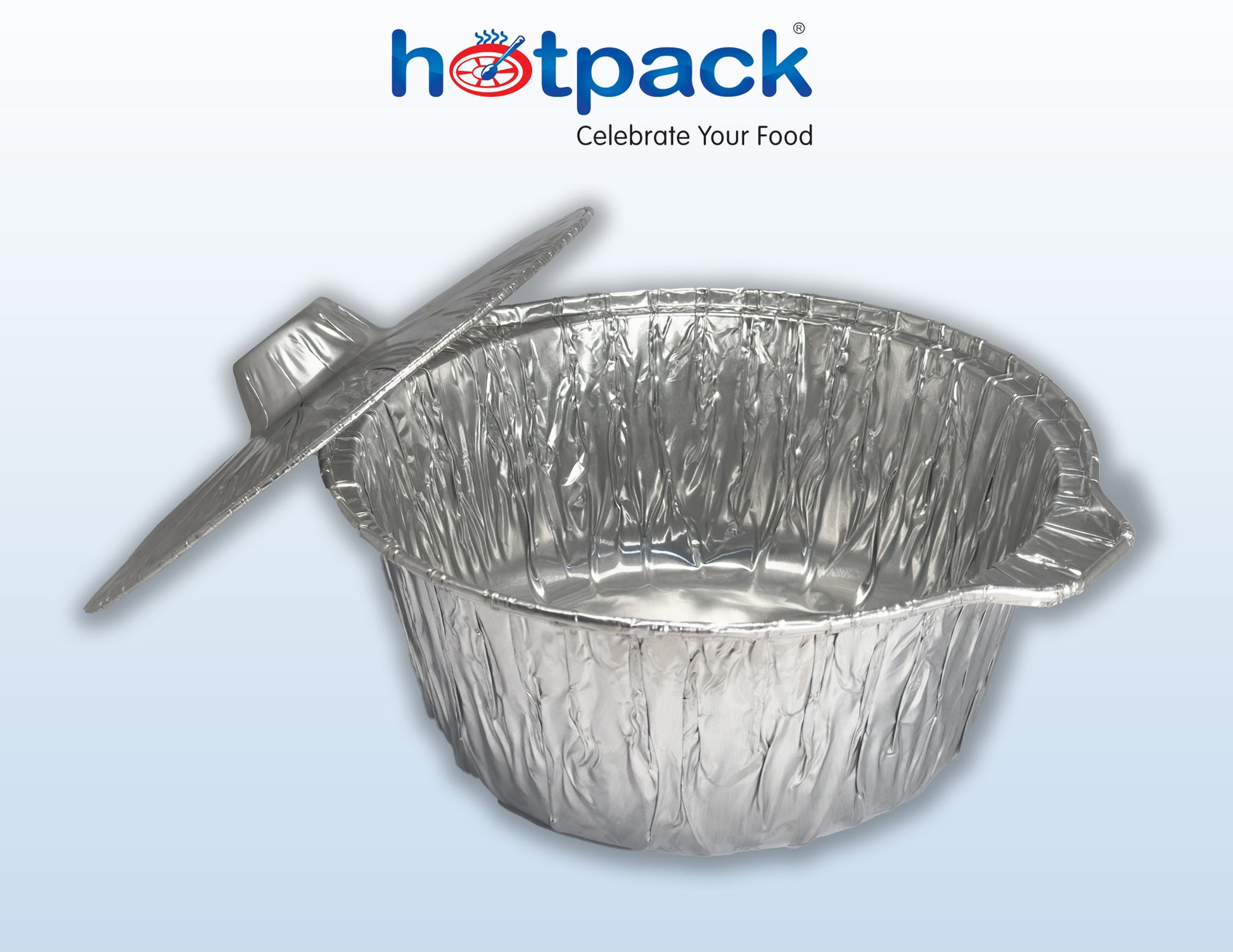 Lightweight Disposable Aluminum Pot 29 cm for Meals