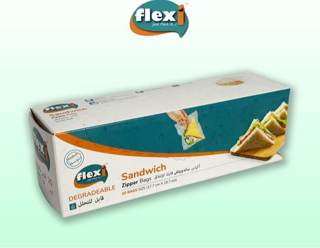 Medium food zipper bag transparent reusable airtight food storage