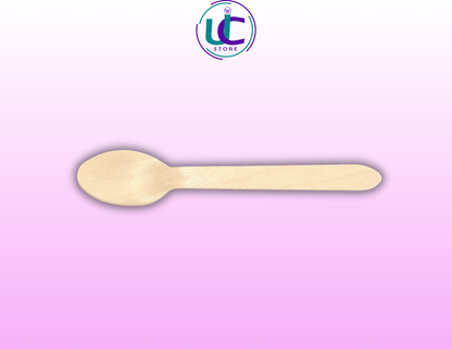 Natural Birch Wooden Disposable Spoons Pack of 50