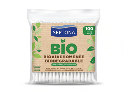 Septona Bio Cotton Buds Biodegradable 100Pcs