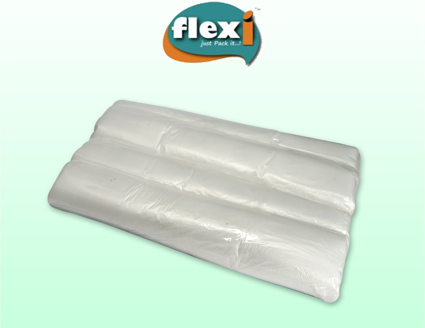 Trash bag liners opened and fitted inside dustbin