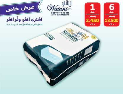 Super-absorbent Underpads 80x60 cm - (15 Pads for Adults)