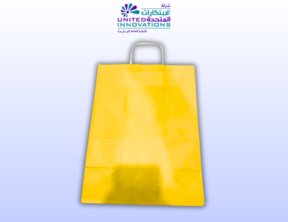 أكياس ورقية فاخرة بمقابض ملتوية