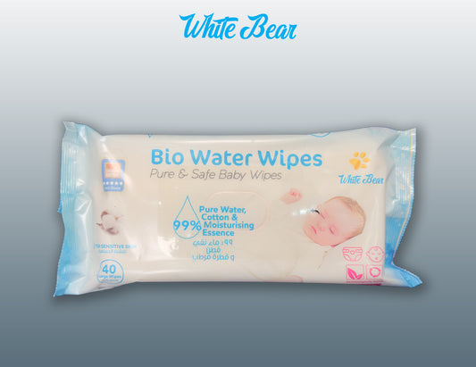 مناديل مائية مبللة – White Bear (40 منديل)
