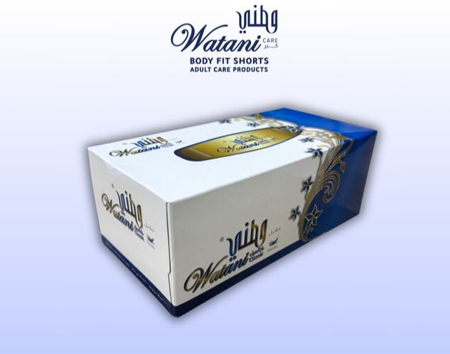 Watani 2-Ply Tissue Box Kuwait
Soft facial tissues 200 sheets
Watani tissue box for home and office
Premium hygienic tissues Kuwait