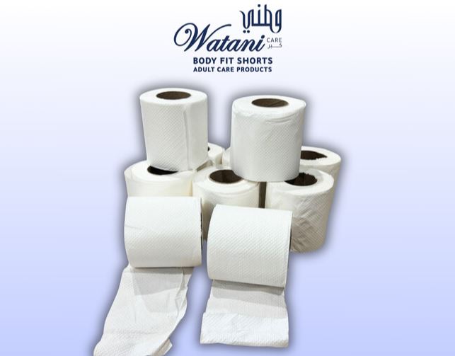 Watani Toilet Roll 5m single roll pack of 10 – front view
Soft and strong Watani toilet tissue rolls for daily use
Watani 10-roll toilet paper set for home and office Kuwait
Watani premium toilet roll texture close-up
Affordable toilet tissue pack available online in Kuwait