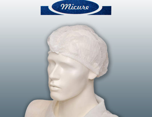 White Disposable Hairnet for Food Handling