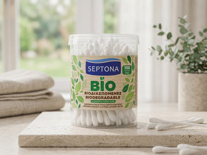 Septona Biodegradable Cotton Buds – 100 Buds
