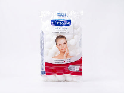 Septona Daily Clean Cotton Balls 100pcs