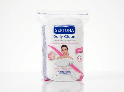 Septona Daily Clean Cotton Pads 40 pcs (Oval)