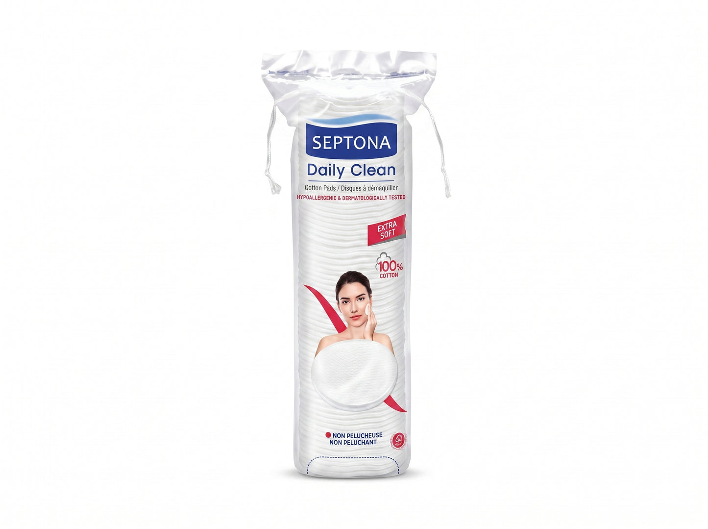 Septona Daily Clean Extra Soft Cotton Pads – 100 Pcs